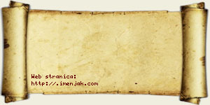 Olga Rakić vizit kartica